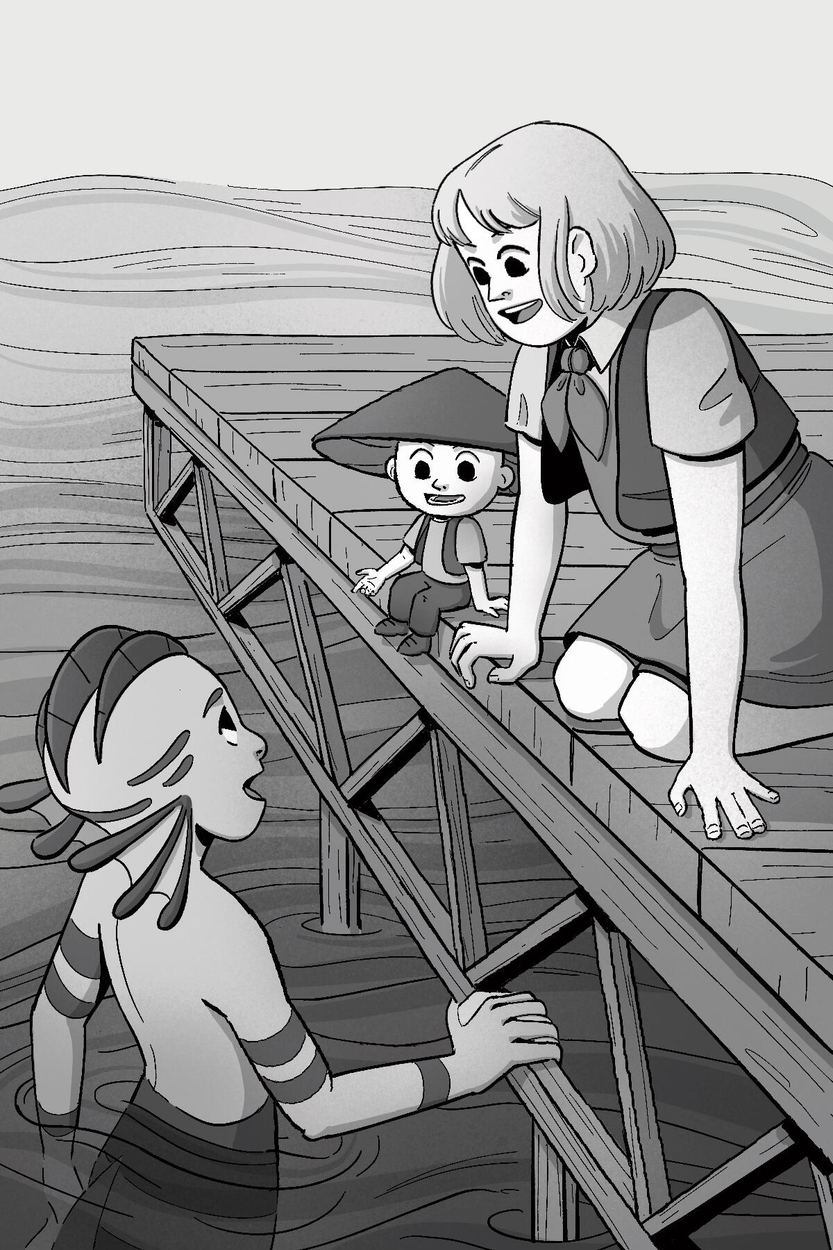 Self-Directed Work, 2025, Based off Grace Puente's The Poppy Scouts